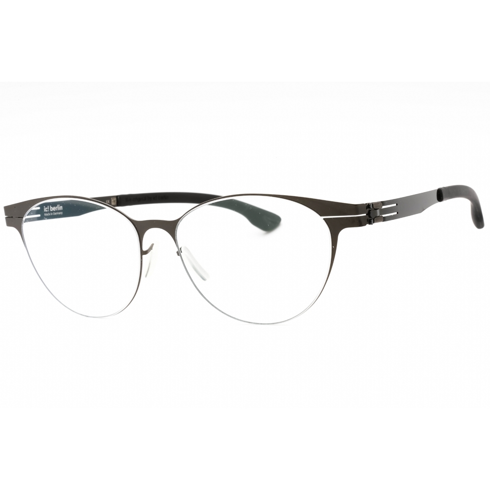 NWT IC Berlin Bossa Nova-M1393023023t02007do Gun-Metal Black Oval Eyeglasses